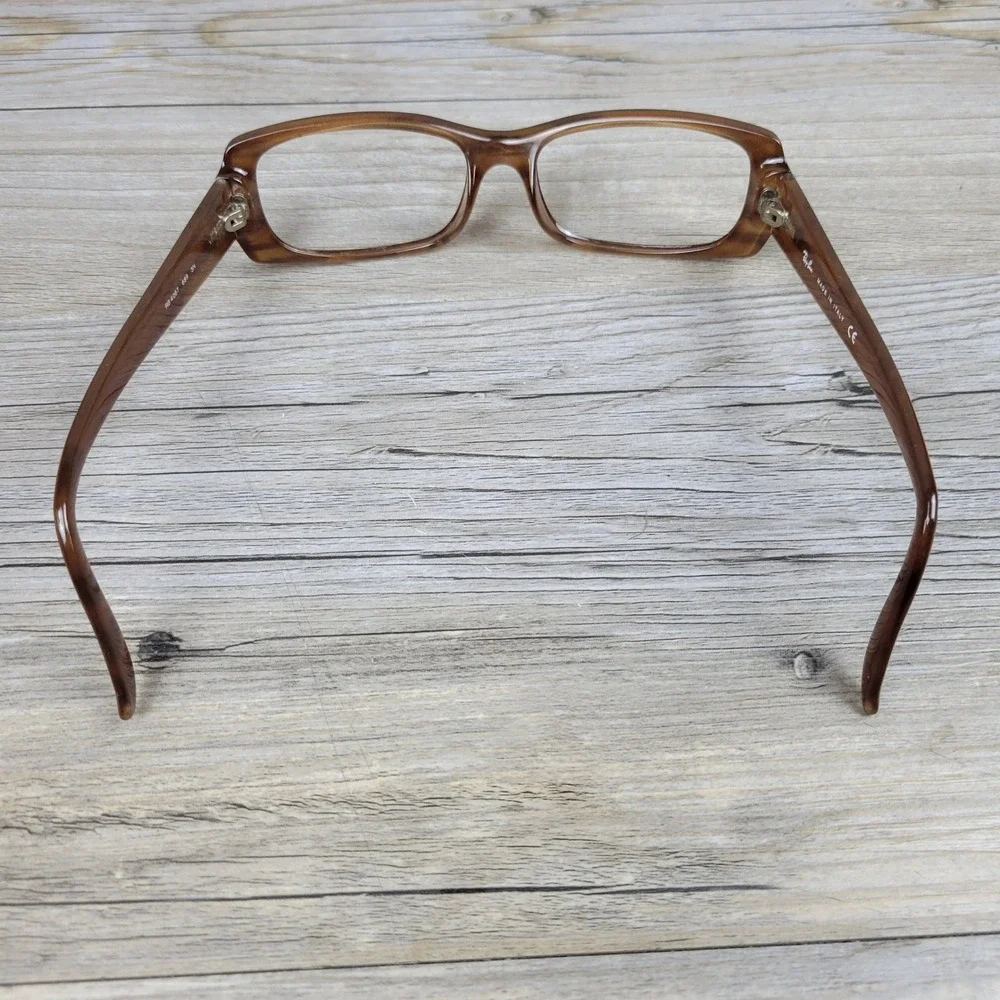Ray-Ban Eyeglasses RB 4067 689 Brown Rectangular Frames‎ Only 52-16-145